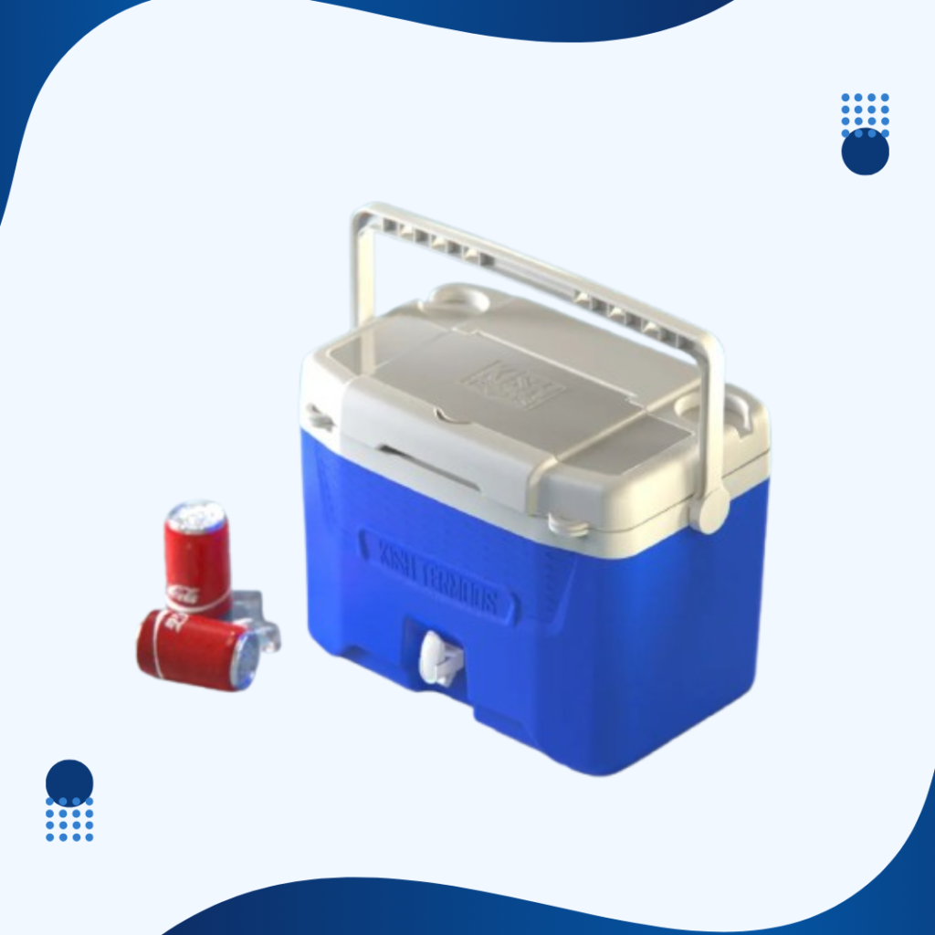 یخدان 22 لیتری برند کیش ترموس دارای درب محفظه دار