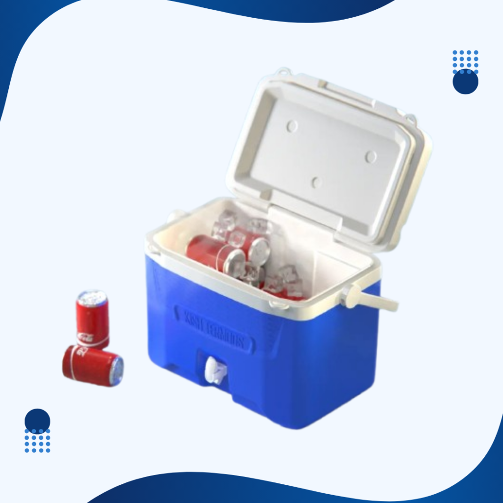 یخدان 22 لیتری برند کیش ترموس دارای درب محفظه دار