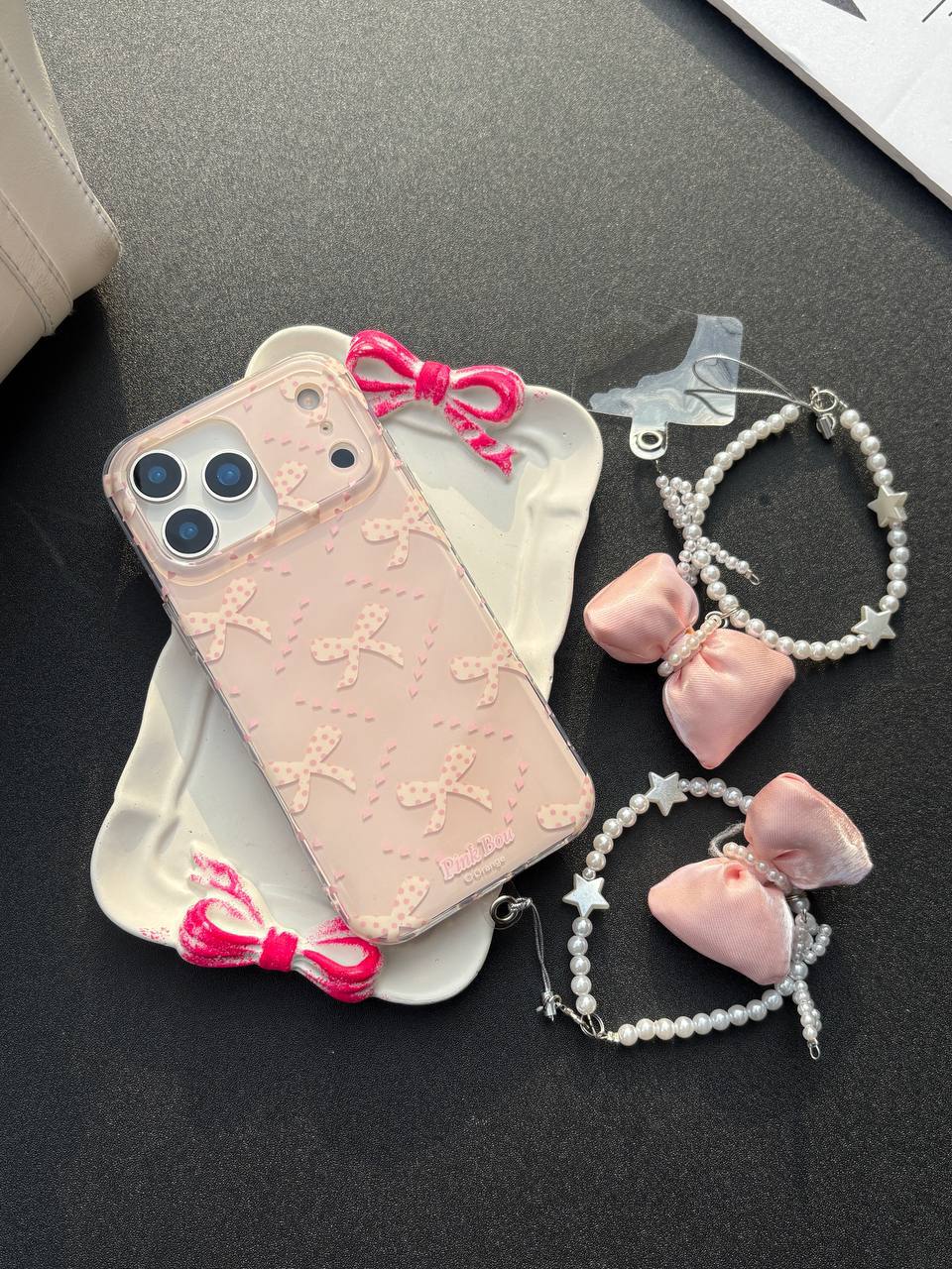 قاب ریبون با پاپیون بالشتی قاب ریبون با پاپیون بالشتی