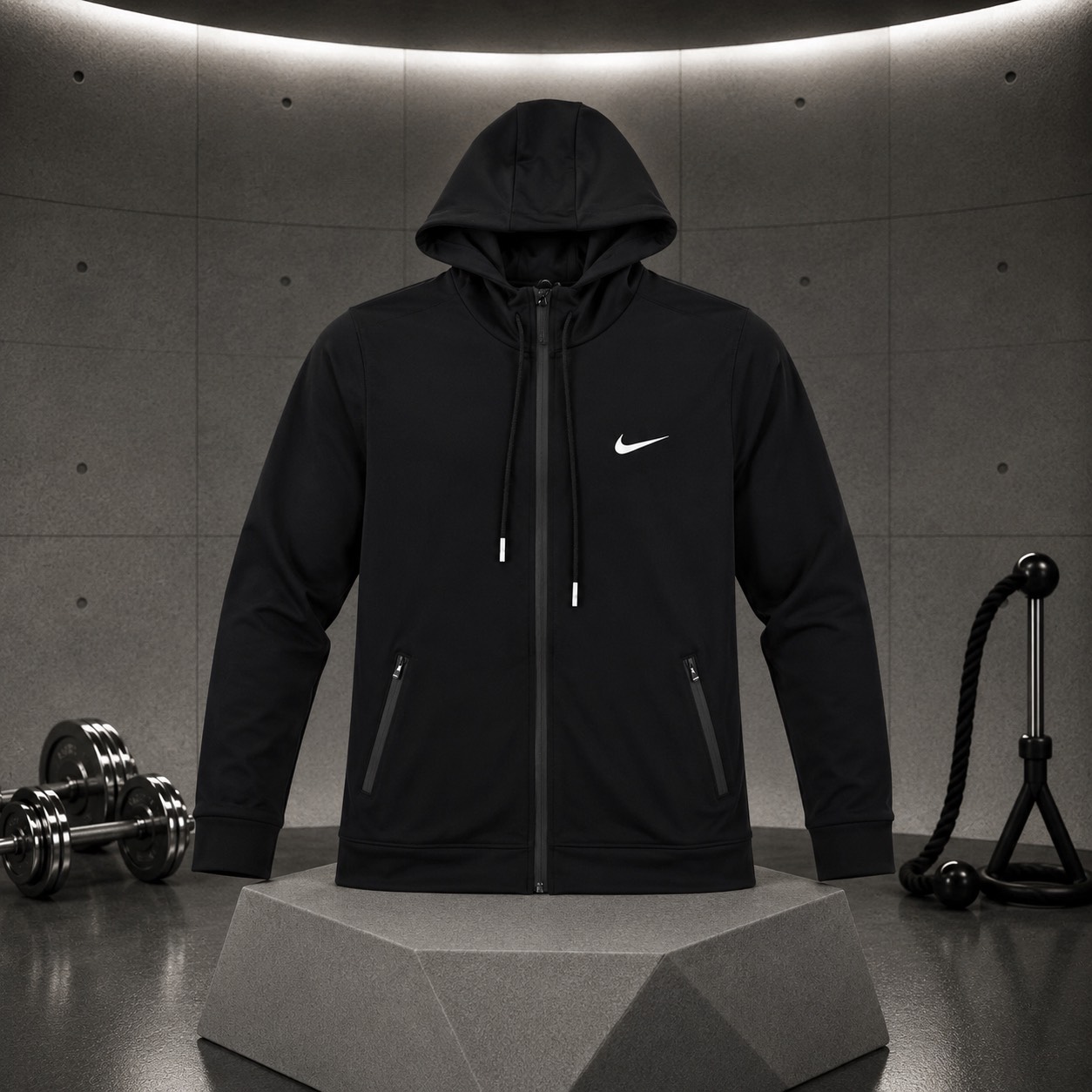 سویشرت کلاهدار نایک مشکی - Nike