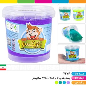 اسلایم رنگی بازیکسو بدون حساسیت