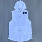 رکابی شلوارک کلاهدار نایک سفید - Nike - تصویر 3