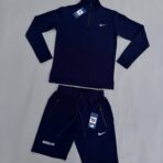 ست سویشرت شلوارک نایک سرمه ای - Nike - تصویر 2