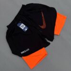 تیشرت شلوارک کشاله دار نایک نارنجی - Nike - تصویر 4