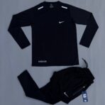 تیشرت شلوارک لگدار نایک مشکی - Nike