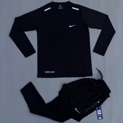 تیشرت شلوارک لگدار نایک مشکی - Nike