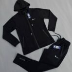 سویشرت شلوار کلاهدار نایک مشکی - Nike