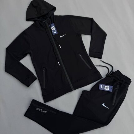 سویشرت شلوار کلاهدار نایک مشکی - Nike