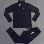 سویشرت شلوار نیم زیپ نایک طوسی تیره - Nike