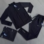 سویشرت شلوار سه تیکه نایک طوسی تیره - Nike - تصویر 3