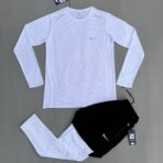 تیشرت شلوارک لگدار نایک سفید - Nike