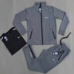 سویشرت شلوار سه تیکه نایک طوسی - Nike - تصویر 2