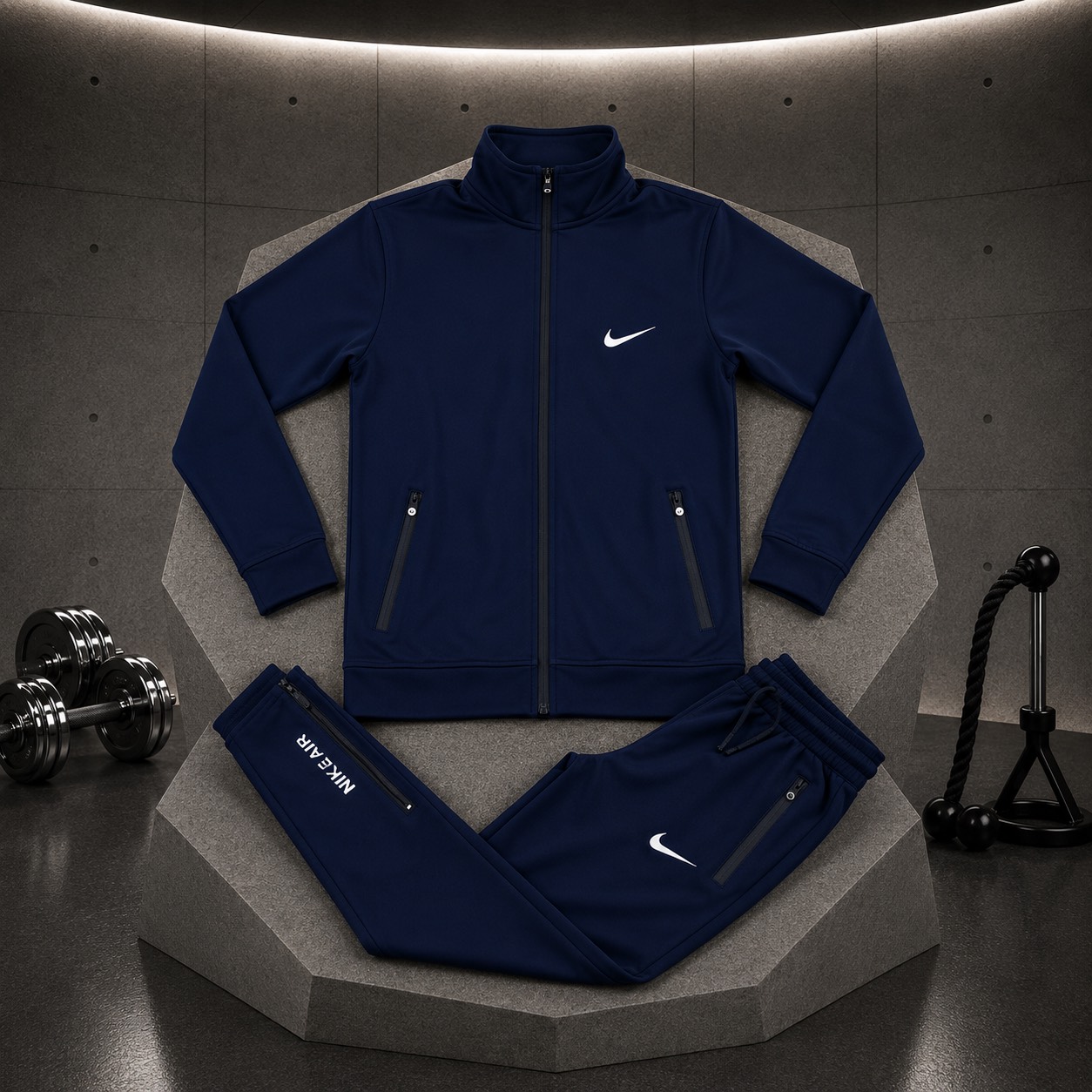 سویشرت شلوار سرمه ای بدون کلاه نایک – Nike