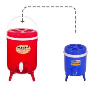کلمن های دوقلو 4 و 10 لیتری بدون لیوان کیش ترموس