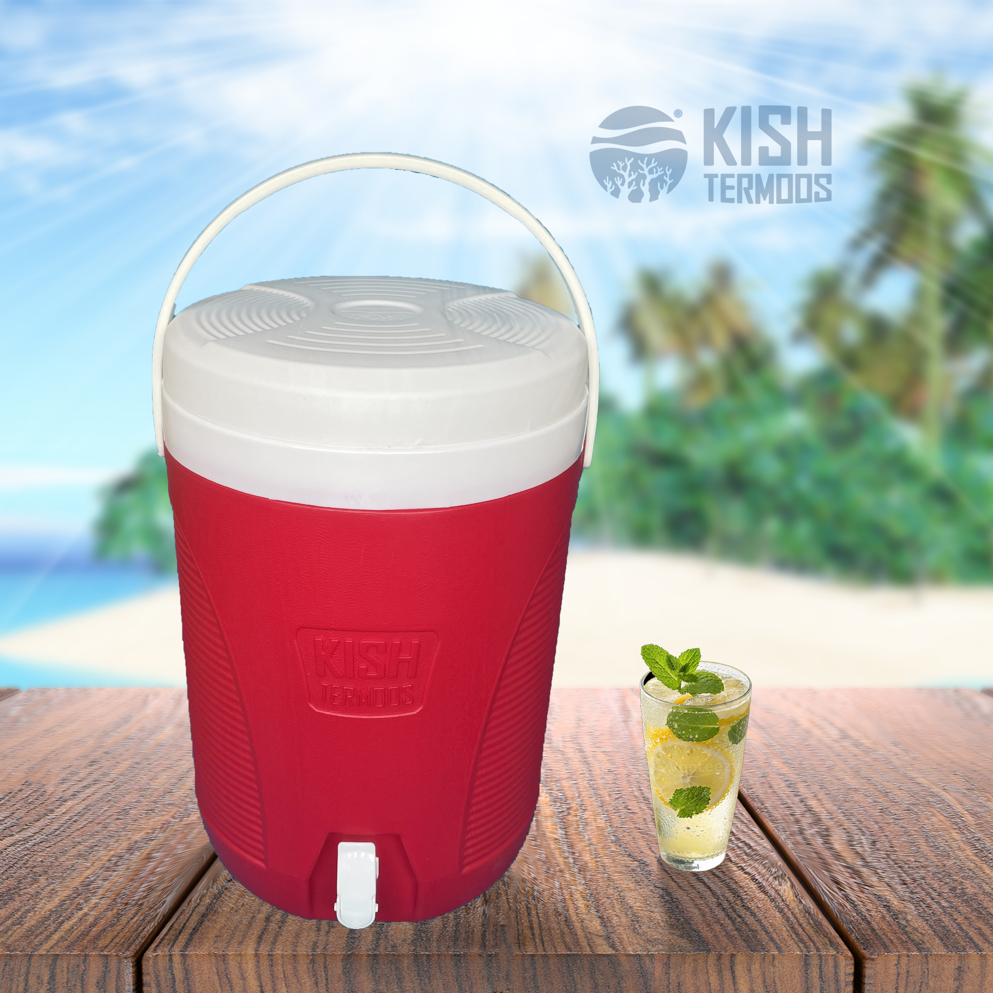 کلمن آب کیش ترموس 21 لیتری بادی