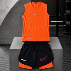 رکابی شلوارک کشاله دار نایک نارنجی مردانه – Nike