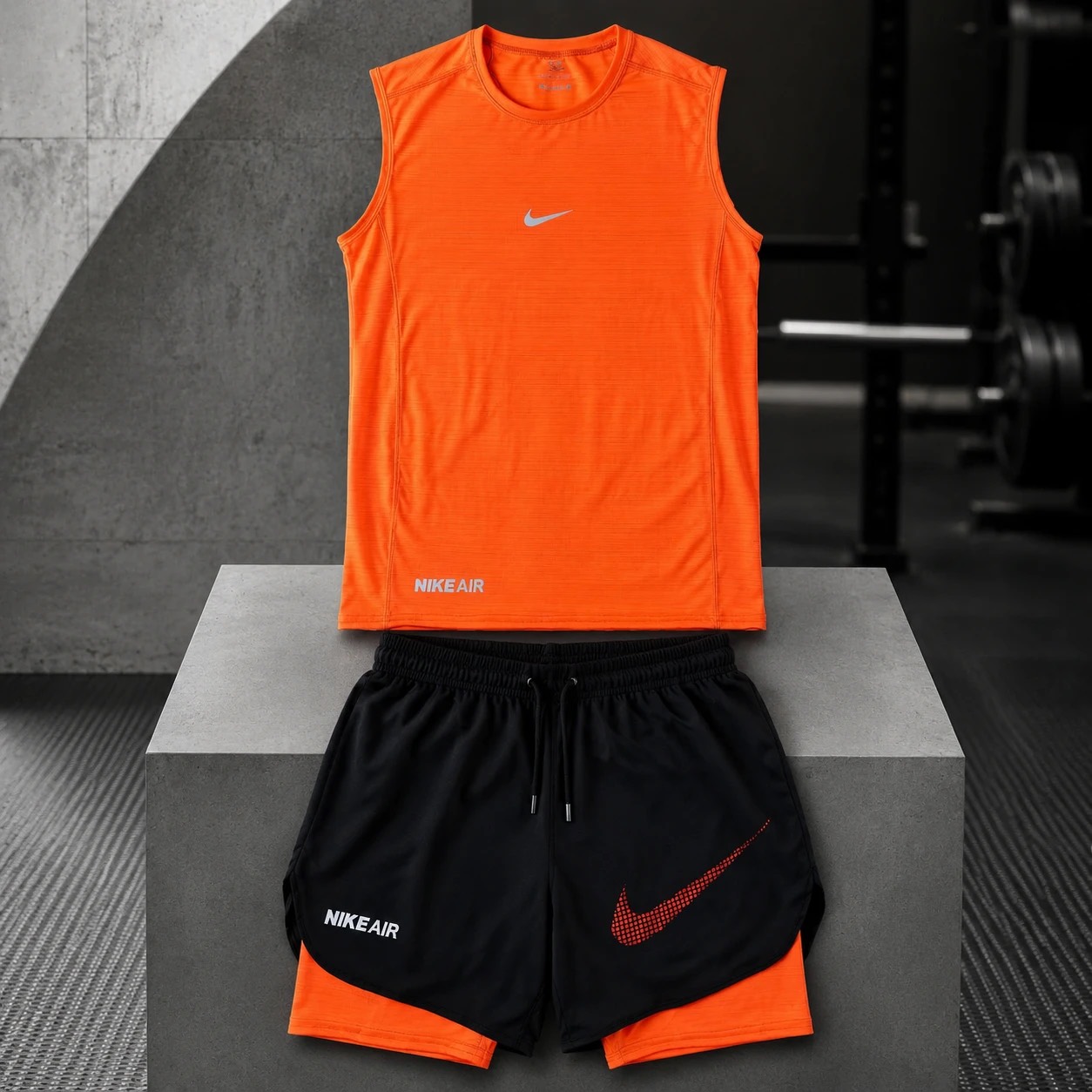 رکابی شلوارک کشاله دار نایک نارنجی مردانه – Nike