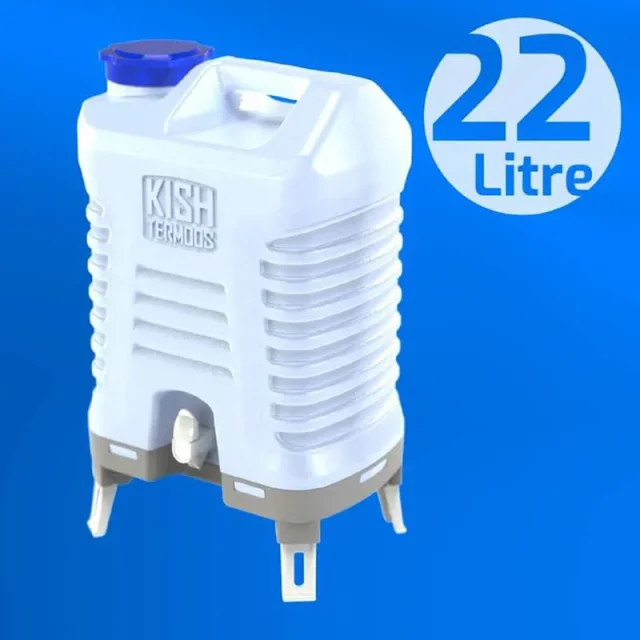 گالن کلمن پیک نیکی(نگهدارنده آب) 22 لیتری پایه دار برند کیش ترموس