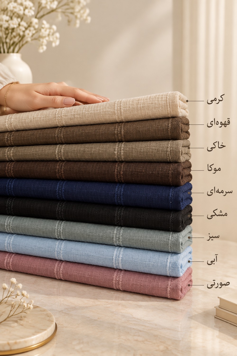 شال نخی لنین «کالکشن روزمره» – دور ریش
